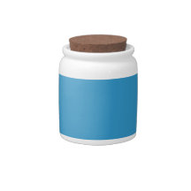 Solid Color Background Blue 3399CC Template Candy Jar