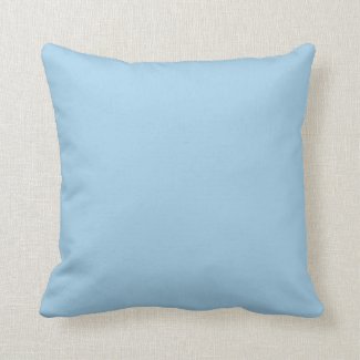 Solid Cornflower Blue Pillows