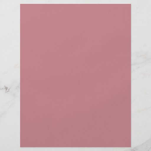 Solid Dusty Pink Card Stock DIY Scrapbooking Flyers Zazzle