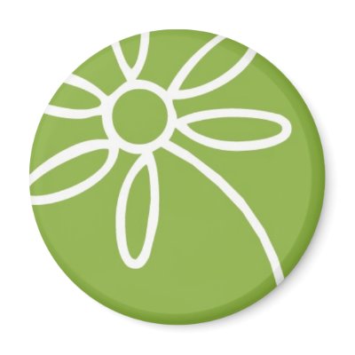 Solid Flair Circle Magnet by Alive_Magazine