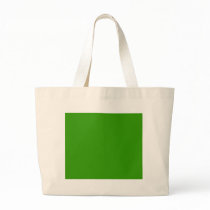 Solid Green Background Color 339900 Tote Bags