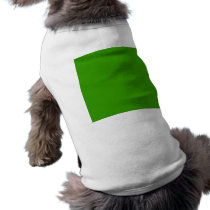 Solid Green Background Color 339900 Dog T-shirt