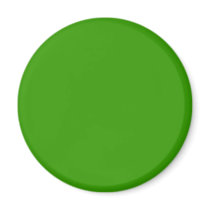 Solid Green Background Color 339900 Fridge Magnet