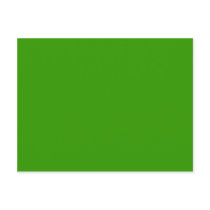 Solid Green Background Color 339900 Post Card