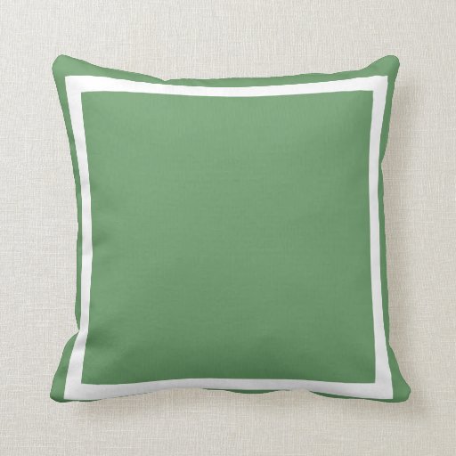 solid grey blue green plain pillow Zazzle