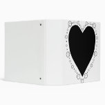 Solid Heart 3 Ring Binder
