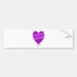 Solid Heart Bumper Sticker
