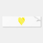 Solid Heart Bumper Sticker