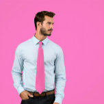 Solid Hot Pink Tie