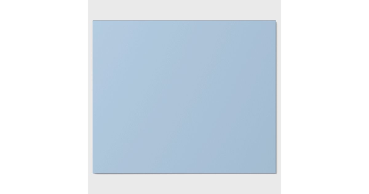 Solid Light Blue Wrapping Paper Zazzle
