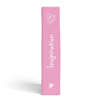 solid pink angel binder