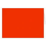 Solid Red Background Web Color FF3300 Cards