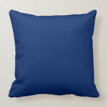 Solid Royal Blue Throw Pillow