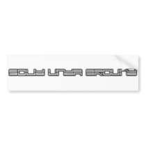 Solid UNDA Ground sticker bumper stickers by insideus Solid UNDA Ground sticker bumper stickers