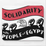 Solidarity with People of Egypt mousepad