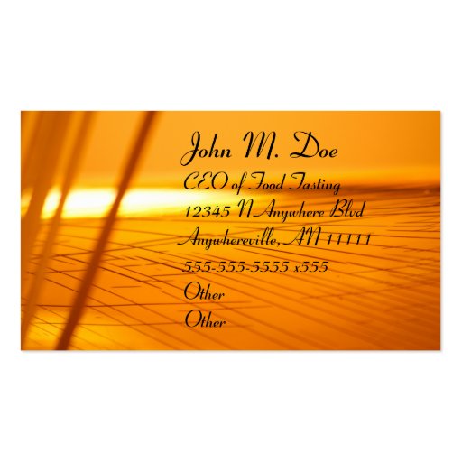 Solierre Yellow Gold Business Card