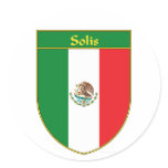 Solis Mexico Flag Shield Sticker
