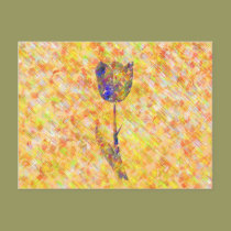 Solitairy Tulip postcards