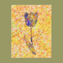 Solitairy Tulip postcards