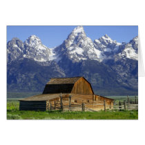 Solitary Barn at Grand Tetons Greeting Card