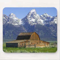 Solitary Barn at Grand Tetons Mouse Pads