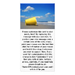 Solitary Beach Pail Personalized Photo Card