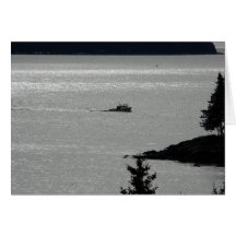 Solitary Lobster Boat Cards