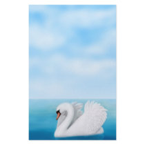 Solitary Mute Swan Stationery