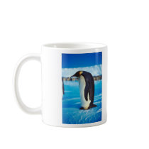 Solitary Penguin Coffee Mugs