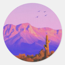 Solitary Silent Sentinel Stickers