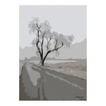 Solitary Tree Poster posters