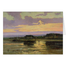 Solitude in the Evening, Morsalines Greeting Cards