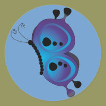 Solo Butterfly stickers