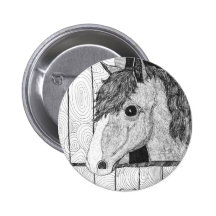 Solo Horse Art Pin