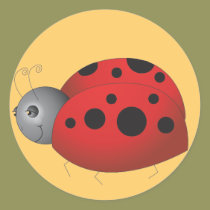 Solo LadyBug stickers