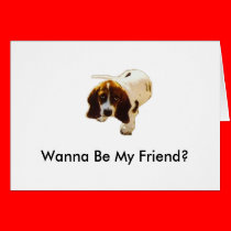 Solo Puppy_Look, Wanna Be My Friend? cards