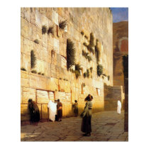 Soloman's Wall Jerusalem, Jean-Leon Gerome posters