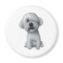 Solomon - Cartoon magnets by bichonsolomon Solomon - Cartoon magnets