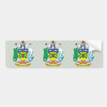 Solomon Islands Coat of Arms detail Bumper Stickers