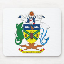 Solomon Islands Coat of Arms Mousepad by FlagTshirts Solomon Islands Coat of Arms Mousepad