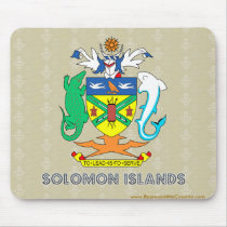 Solomon Islands Coat of Arms Mouse Pad