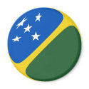 Solomon Islands Fisheye Flag Magnet