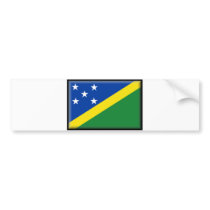 Solomon Islands Flag bumper stickers by jacinto888 Solomon Islands Flag bumper stickers