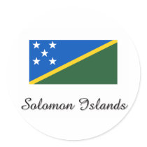 Solomon Islands Flag Design stickers