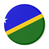 Solomon Islands Flag magnets by coolcountry Solomon Islands Flag magnets