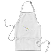Solomon Islands flag map aprons by FlagStore Solomon Islands flag map aprons