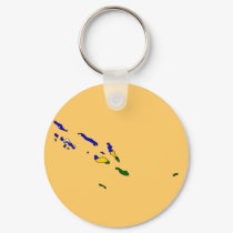 Solomon Islands flag map keychains by FlagStore Solomon Islands flag map keychains