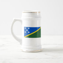 Solomon Islands Flag & Map Mug