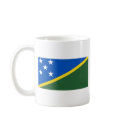 Solomon Islands Flag & Map Mug