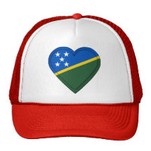 Solomon Islands flag Mesh Hats